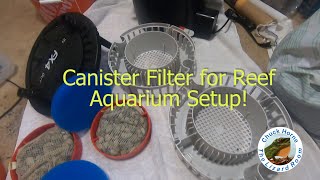 Fluval FX 4 Canister Filter Reef Setup [upl. by Eilrebmik]