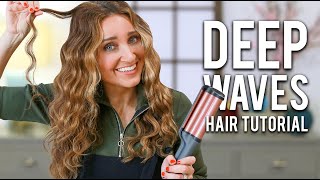 How to Get DEEP WAVES in Your Hair BEAUTIFUL  Prepare for Compliments [upl. by Bunde]