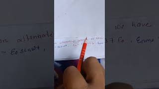 for alternating voltages। alternating current and electrical mechines। neet। physics formula sheets। [upl. by Oiramad859]