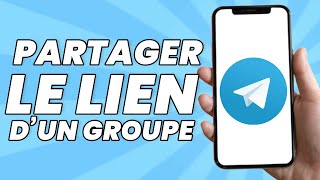 Comment Partager Le Lien D’un Groupe Telegram 2024 [upl. by Arytal]