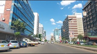 Harare City 2022  Samora Machel Avenue  Zimbabwe [upl. by Airednaxela111]