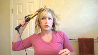 How to Curl your Hair with a Curling Iron [upl. by Ennaillek807]