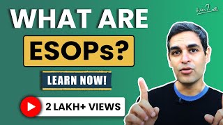 ESOP  Employee Stock Option Plan EXPLAINED in Hindi  Ankur Warikoo Startups  Startup Video [upl. by Lemak985]