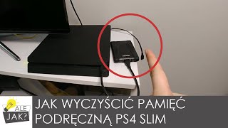 Jak wyczyścić pamięć podręczną cache konsoli PS4 Slim  alejaktozrobic [upl. by Aida]