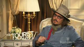 Johnny Depp talks about his first time The Tourist Interview [upl. by Azral]