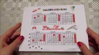 Come fare un calendario fai da te  Tutorial [upl. by Holcomb]