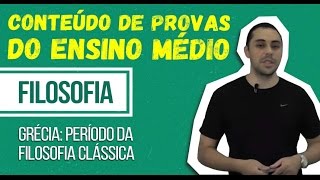 FLS I ORIGEM DA FILOSOFIA  GRÉCIA PERÍODO DA FILOSOFIA CLÁSSICA [upl. by Aleahpar]