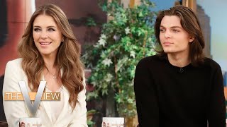 MotherSon Duo Elizabeth and Damian Hurley Discuss Working Together In New Film  The View [upl. by Olivie]