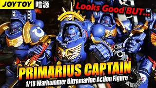 暗源战锤 Joy Toy PRIMARIS CAPTAIN in Gravis Armour Warhammer 40K 118 action figure review amp unboxing [upl. by Kat]