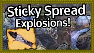 STICKY SPREAD COMBO Fulgurations Roar HBG Build  Monster Hunter World Iceborne MHW PC [upl. by Anivram]