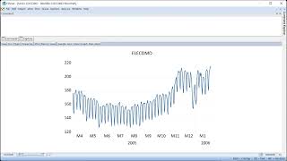 Daily Seasonal Adjustment in EViews [upl. by Aubree]