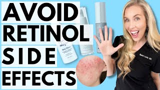 Avoid Retinol Side Effects  Fast 5 Retinoid Tips by The Budget Dermatologist [upl. by Yusem112]