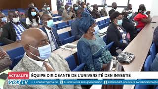 Équipe dirigeante de luniversité DSN investie [upl. by Ahsekat793]