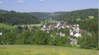 Flug über Lenzkirch im Hochschwarzwald [upl. by Enilegna]