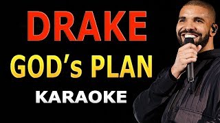 Drake  Gods Plan LYRICS Karaoke [upl. by Dean]