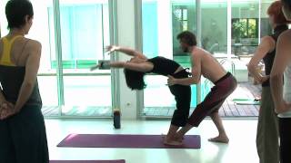 Gaute teaches yoga in South of France [upl. by Elamor]