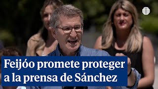 Feijóo acusa al PSC de pedir el voto constitucionalista para quotdar el poder al separatismoquot [upl. by Teews]