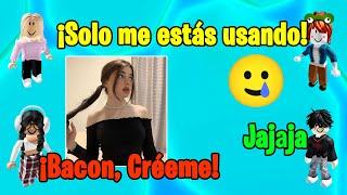 HISTORIAS DE ROBLOX  Mi mejor amigo solo quiere aprovecharse de mí porque soy Bacon 🐷 [upl. by Matuag]