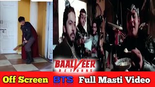 Baalveer Returns  Dev Joshi  Bhymar amp Rey Shooting Time funny Video [upl. by Harriet186]