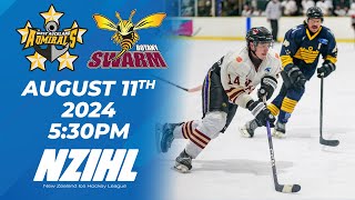 NZIHL 2024  West Auckland Admirals vs Botany Swarm  11 August 2024 [upl. by Malcah]