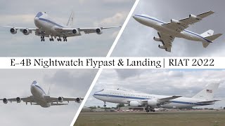 4K RARE E4B FLYPAST amp LANDING  RIAT 2022 [upl. by Amitarp196]