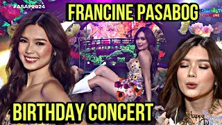 FRANCINE DIAZ pasabog BIRTHDAY CONCERT performance sa ASAP franseth francinediaz [upl. by Aldridge]