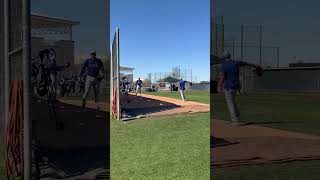 Danny Duffy Rangers’ Opening Day roster candidate on the first day of spring training [upl. by Nazler391]