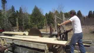 Old sawmill in Scotsburn Nova Scotia [upl. by Kinelski]