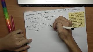 Redox Half Equation Example 2 Cr2O7 2 to Cr3 [upl. by Ian]