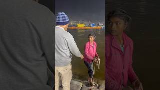 गंगा नदी से पैसा निकालते हुए जावेद सर vlogs fish rmjavedsir gdexam motivation kushinagar [upl. by Dihgirb]