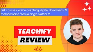 Teachify Review Demo  Tutorial I Create and sell digital offers with a custom website [upl. by Ttam]