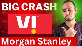 vodafone idea 💡 vi Big crash 📈 Morgan Stanley youtube stockmarket vodafone stockbazar9 [upl. by Erodeht]