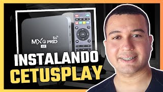 Como instalar o CetusPlay For TV no TV Box MXQ Pro 4K 5G📺✨ [upl. by Iznekcam]