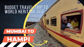 How to reach Hampi by Train  Mumbai to Hampi  Travel to Hampi Karnataka in budget  Episode 01 [upl. by Niko]