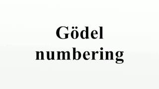 Gödel numbering [upl. by Shererd269]