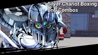 YBA Silver Chariot Boxing BnB Combos [upl. by Jacenta]