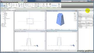 Revit Tutorials Revit Forms  Blend Tool [upl. by Roda339]