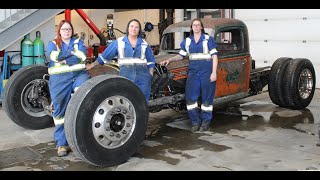 Red River College Detroit Diesel Rat rod [upl. by Alyworth]