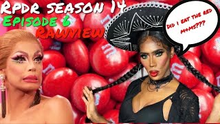 RPDR Season 14 Episode 6 RAWVIEW Did I Eat The Red MampMS [upl. by Donata]