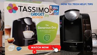 Bosch Tassimo Coffee Pod Machine  Unboxing Tech Review [upl. by Atwahs820]