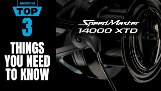 Shimano SpeedMaster XTD Surf Spinning Reel Top 3 Features [upl. by Keane703]