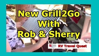 CharBroil TRUInfrared Portable Grill2Go Gas Grill X200 Review with RV Travel Quest [upl. by Adnalor]