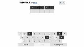 Hooked on Wordle Youre really going to hate Absurdle  Entertainment [upl. by Velick]