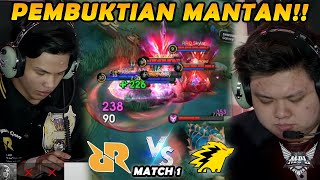 RRQ MELAWAN SANG MANTAN JUNGLER PEMBUKTIAN SEORANG ALBERT COY  RRQ VS ONIC MATCH 1 [upl. by Atiuqrahs835]