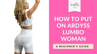 HOW TO PUT ON ARDYSS LUMBO WOMAN  REFINE YOUR ABDOMEN amp BACK WITH ARDYSS ABDO WOMAN [upl. by Divan]