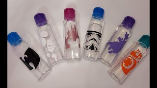 Hand Sanitizer Bottles using Cricut Joy [upl. by Nyhagen]