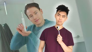 Millionaires ULTIMATE oral hygiene routine Dentist Reacts [upl. by Yenroc334]