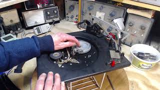 Garrard 2025TC Record Changer Video 1  Basic Maintenance [upl. by Laved757]