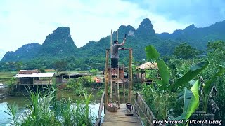 TIMELAPSE Video 1000 hours to rebuild a bridge destroyed by storms and floods [upl. by Ris875]