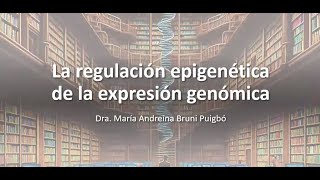 La regulación epigenética de la expresión genómica  Andreina Bruni [upl. by Anatlus]